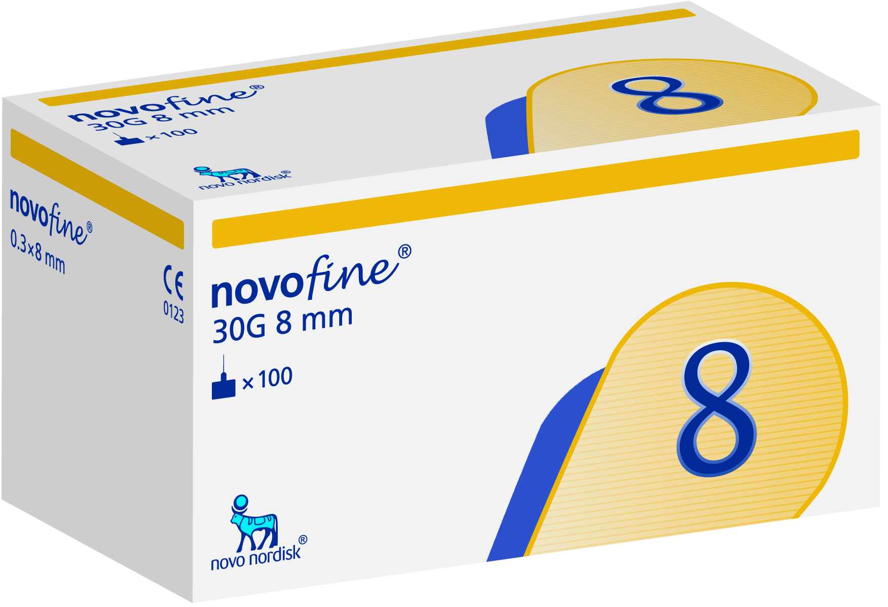 novofine 8 mm 100 pieces